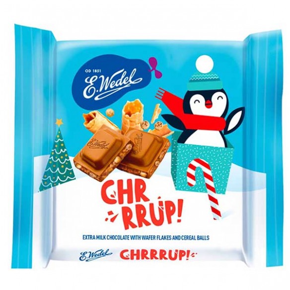 E. Wedel Chrrrup! Milk Chocolate with Wafer Flakes and Cereal Balls