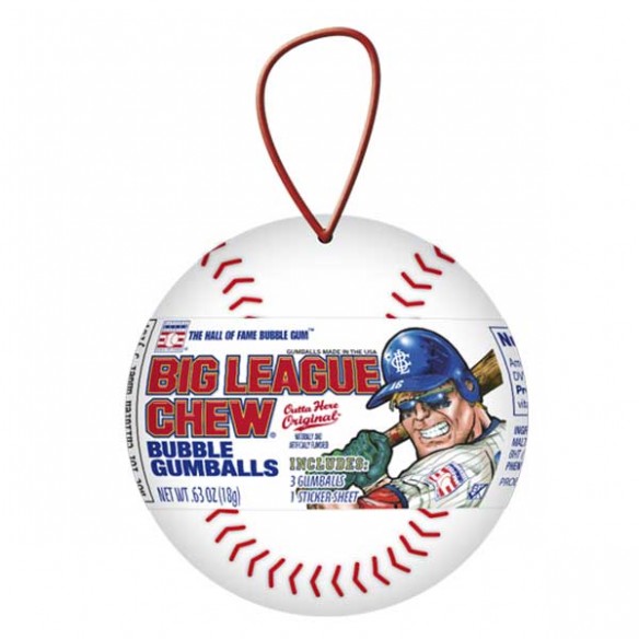 Big League Chew Christmas Bubble Gumballs Ornament