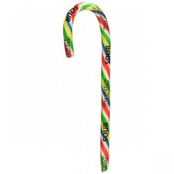 Warheads Wild Berry Candy Canes
