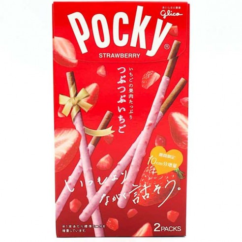 Pocky Tsubu Tsubu Ichigo Crunchy Strawberry