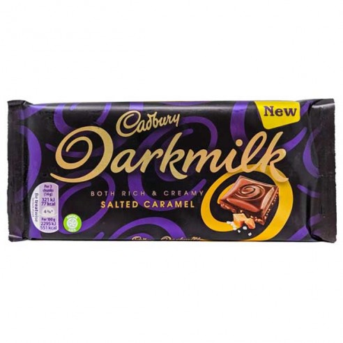 Cadbury Dark Milk Salted Caramel Block