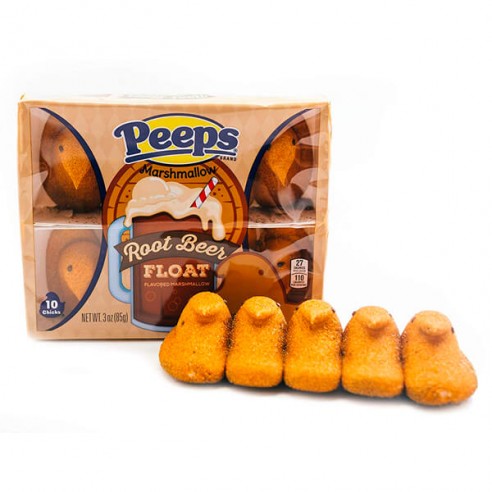 Peeps Root Beer Float Flavored Marshmallow Chicks