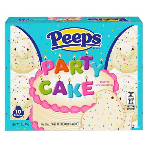Peeps Party Cake Flavored Marshmallow Chicks