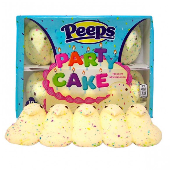 Peeps Party Cake Flavored Marshmallow Chicks