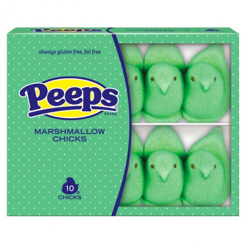 Peeps Green Marshmallow Chicks