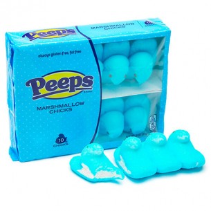 Peeps Blue Marshmallow Chicks 2
