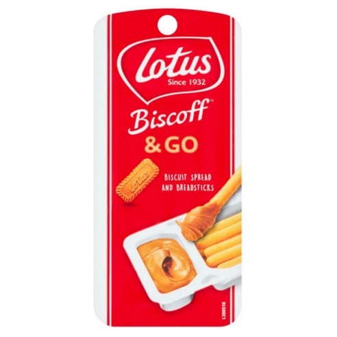 Lotus Biscoff & Go Biscuit Spread and Breadsticks