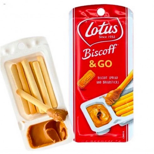 Lotus Biscoff & Go Biscuit Spread and Breadsticks