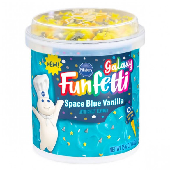 Pillsbury Funfetti Galaxy Space Blue Vanilla Frosting