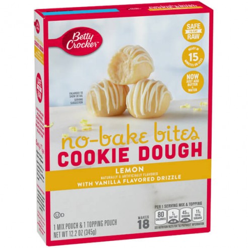 Betty Crocker Lemon No-Bake Cookie Dough Bites