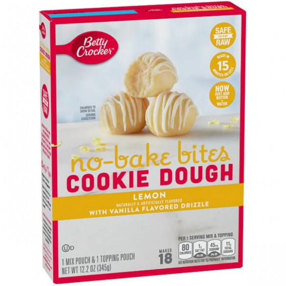 Betty Crocker Lemon No-Bake Cookie Dough Bites