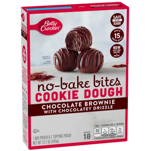 Betty Crocker Chocolate Brownie No-Bake Cookie Dough Bites