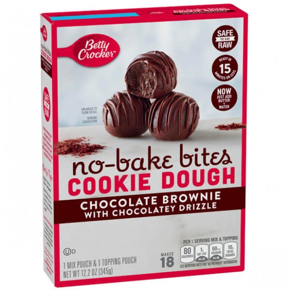 Betty Crocker Chocolate Brownie No-Bake Cookie Dough Bites