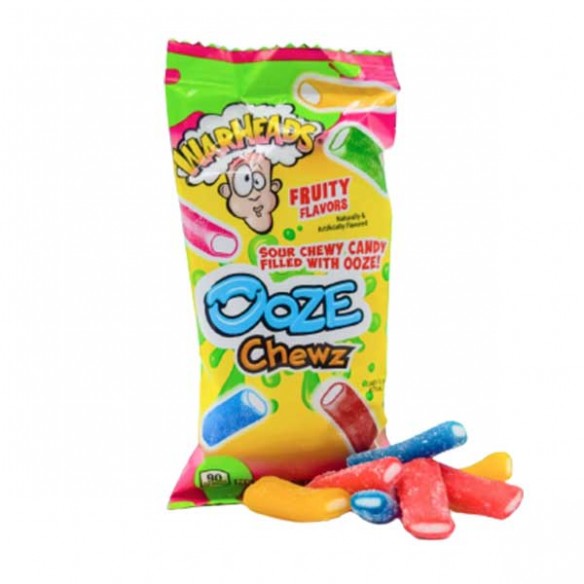 Warheads Ooze Chewz Fruity Flavors