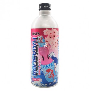 Hatakosen Ramune Grape Flavor Soda