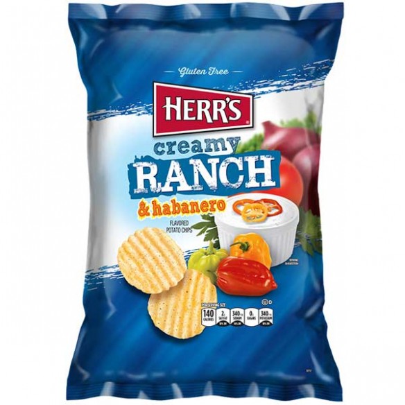 Herr's Creamy Ranch & Habanero Potato Chips