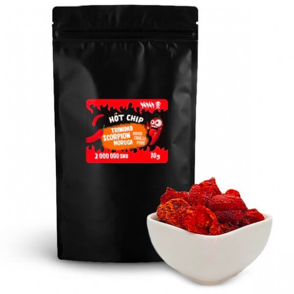 HOT CHIP Trinidad Scorpion Moruga  Dried Chilli Pods