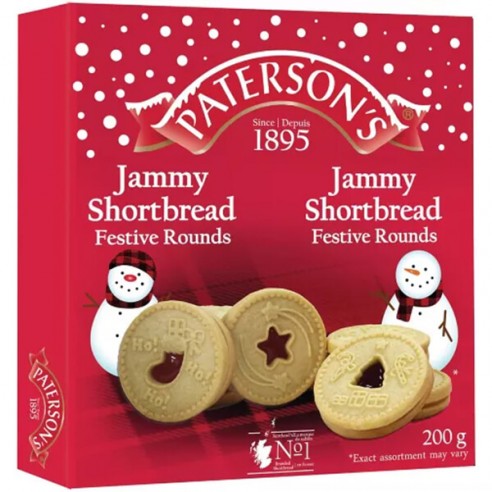 Paterson's Shortbread Jam Cookies Rounds