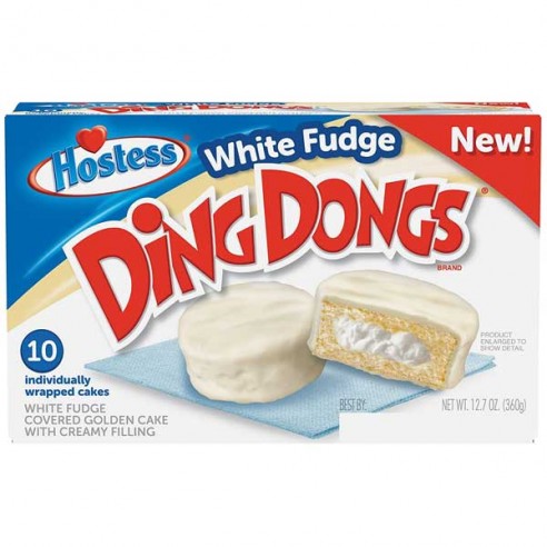 Hostess White Fudge Ding Dongs 36 g