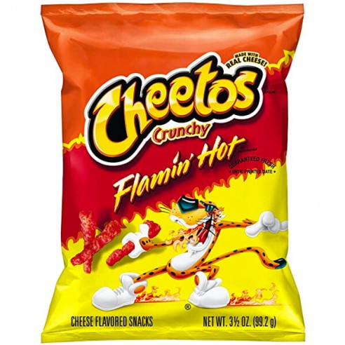 Cheetos Crunchy Flamin Hot Cheese Flavored Snacks