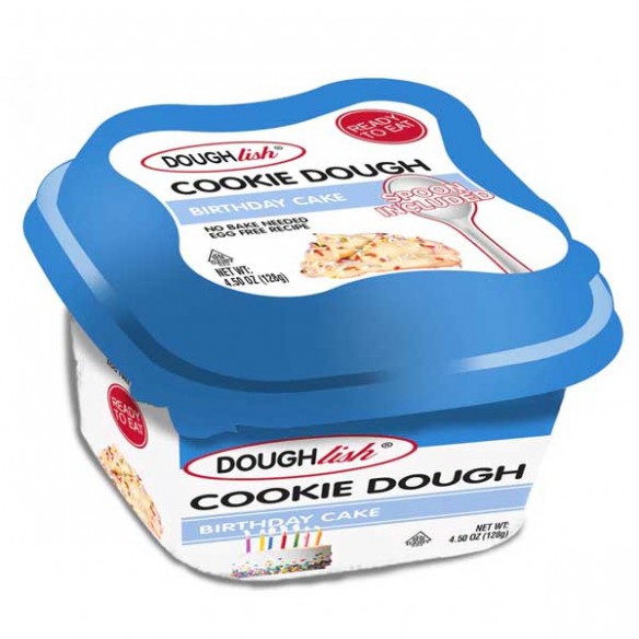 Doughlish Cookie Dough Birthday Cake