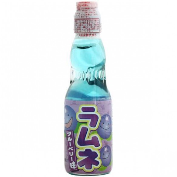 Hatakosen Blueberry Ramune Soda 200 ml