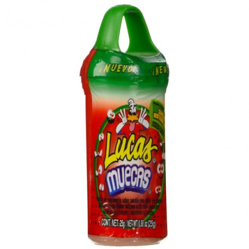 Lucas Muecas Watermelon Flavor Lollipop Chili Powder