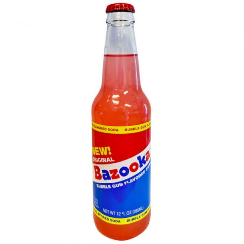 Rocket Fizz Bazooka Bubble Gum Soda