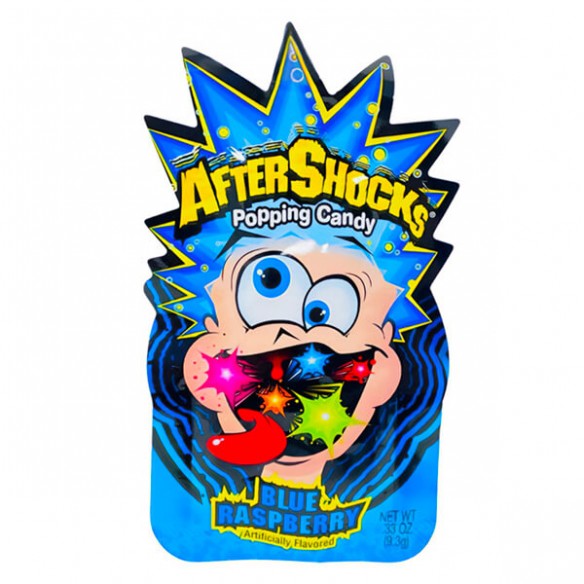 Aftershocks Popping Candy Blue Raspberry