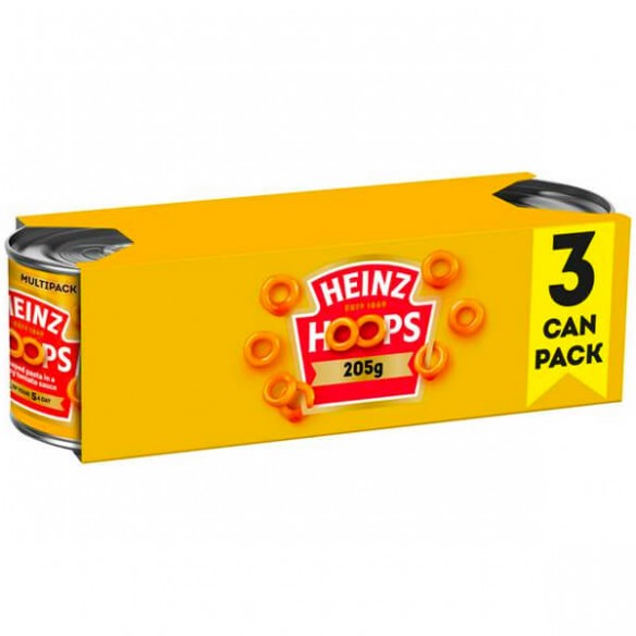 Heinz Hoops Shaped Pasta in Tomato Sauce
