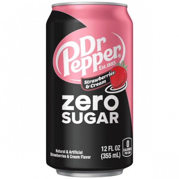Dr Pepper Strawberries & Cream Zero Sugar