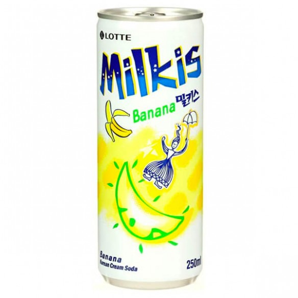 Lotte Milkis Banana Korean Cream Soda
