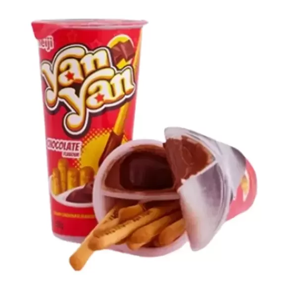 Meiji Yan Yan Creamy Chocolate Flavoured Dip Biscuit