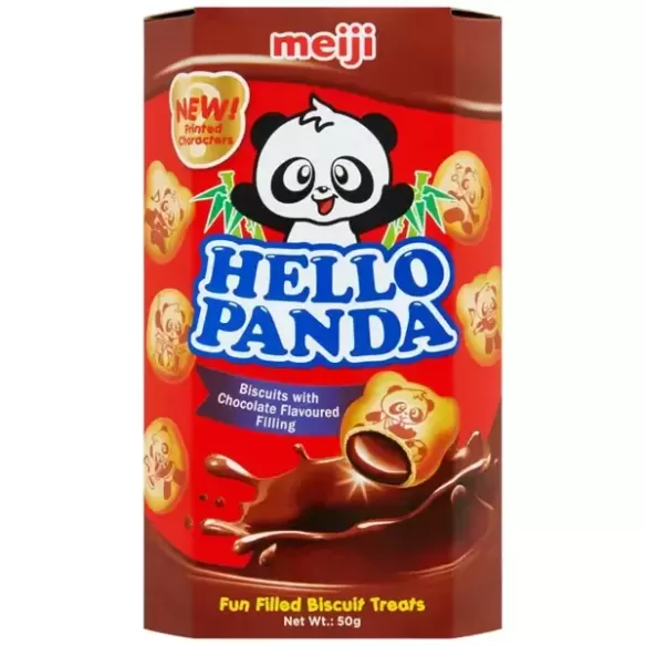 Meiji Hello Panda Chocolate Cream Biscuits