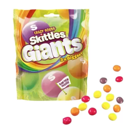 Skittles Giants Crazy Sours 3x Bigger