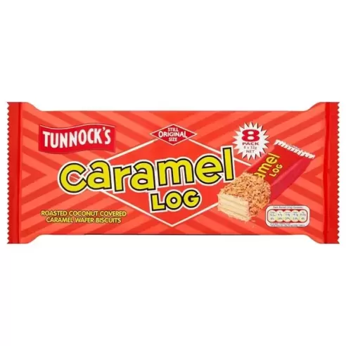 Tunnock's Caramel Log Wafer Biscuits