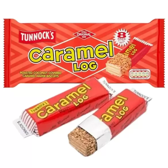 Tunnock's Caramel Log Wafer Biscuits