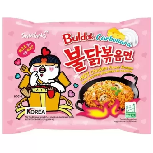 Samyang Carbonara Hot Chicken Flavour Ramen