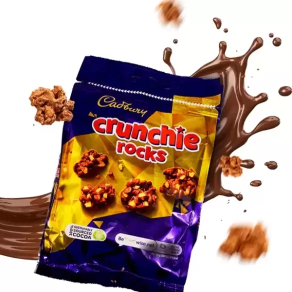 Cadbury Crunchie Rocks Chocolate Bag