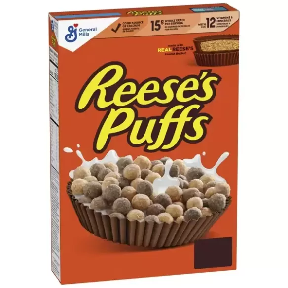 REESE's PUFFS Chocolatey Peanut Butter Breakfast Cereal