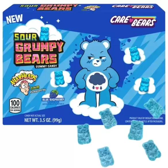 Warheads Care Bears Sour Grumpy Bears