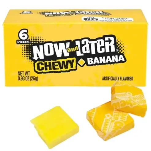 Now & Later Banana Chews Candy