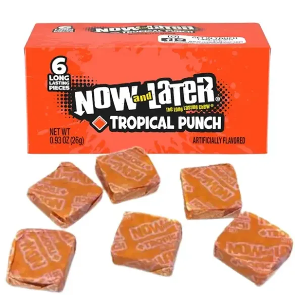 Now & Later Tropical Punch Chews Candy