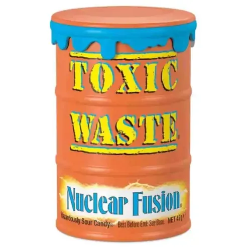 Toxic Waste Nuclear Fusion Sour Candy Drum