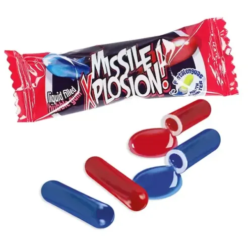 Fini Missile Xplosion Liquid Filled Bubble Gum