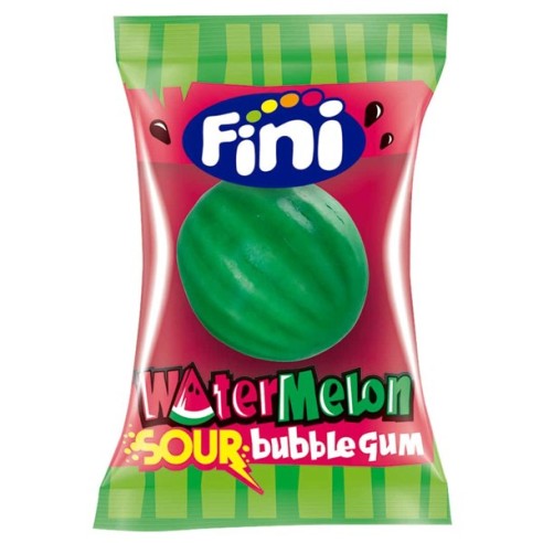 Fini Watermelon Sour Bubble Gum