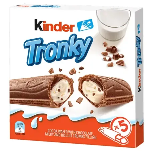 Kinder Tronky Cocoa Wafer With Chocolate