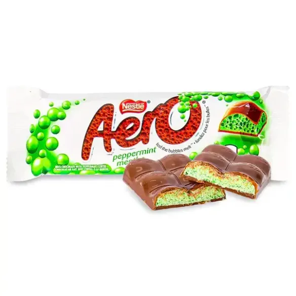 Aero Bubbly Peppermint Milk Chocolate Bar