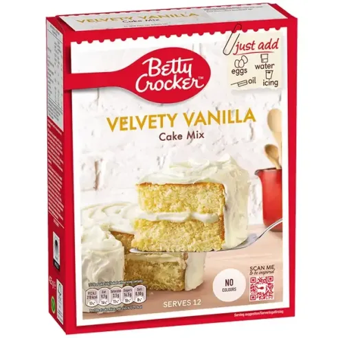 Betty Crocker Velvety Vanilla Cake Mix