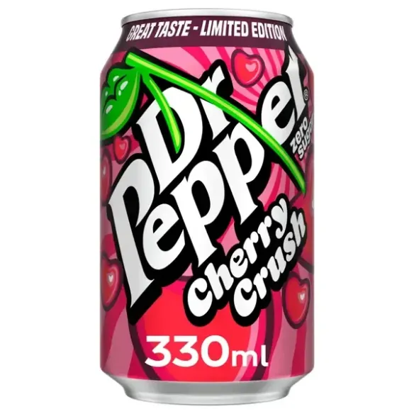 Dr Pepper Cherry Crush Zero Sugar